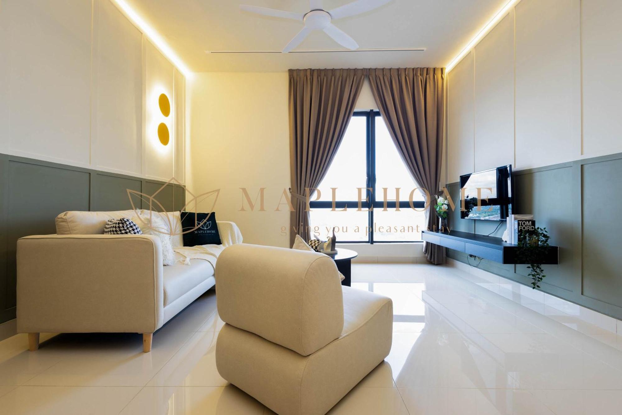Apartmán The Apple Melaka Pokoj fotografie